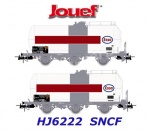 HJ6222 Jouef  Set 2 cisternových vozů  "ESSO", SNCF