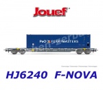 HJ6240 Jouef Container wagon Sgss with  container "P&O Ferrymasters" of the F-NOVA