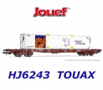 HJ6243 Jouef  4-axle container wagon S70 "Rail Route" of the TOUAX