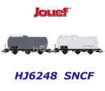 HJ6248 Jouef  2-unit pack 3-axle tank wagons 
