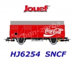 HJ6254 Jouef 2-nápravový uzavřený vůz řady G4 "Coca-Cola", SNCF