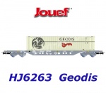 HJ6263 Jouef  Container wagon Type Sgnss with 45' container "GEODIS"