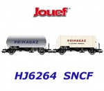 HJ6264 Jouef  Set of 2 gas tank wagons 