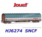 HJ6274 Jouef  Vůz se shrnovací plachtou řady Rils, "Vittel", SNCF