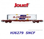 HJ6279 Jouef Kontejnerový vůz řady S70 s kontejnerem "B. Dorchies", SNCF