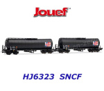 HJ6323 Jouef Set 2 cisternových izolovaných vozů "TOTAL", SNCF