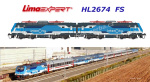 HL2674 Lima Expert 2 pcs. set electric locomotive E.464  EuroCity of the FS Trenitalia