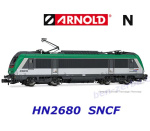 HN2680 Arnold N Electric locomotive BB 436242,  "Casquette"  logo of the SNCF