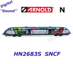 HN2683s Arnold N Diesel multiple unit X 73551 “Imaginalsace” of the SNCF - Sound
