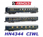 HN4344 Arnold N Set 3 luxusních vozů RENFE/CIWL