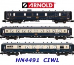 HN4491 Arnold N  Set 3 osobních  vozů “Edelweiss Pullman Express”, CIWL - Set 2/2