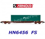 HN6456 Arnold Kontejnerový vůz řady Sgnss, s kontejnerem ”Trenitalia”, FS