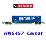 HN6457 Arnold Container car Sgnss of the CEMAT with container" Samskip "