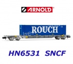 HN6531 Arnold Container car  of the SNCF, with  container "Rouch"