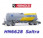 HN6628 Arnold N 4-nápravový isolovaný cisternový vůz "SALTRA"