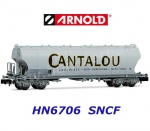 HN6706 Arnold N 4-nápravový silo vagon "Cantalou", SNCF