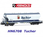 HN6708 Arnold N 4-nápravový silo vagon “Tucher”