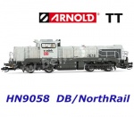 HN9058 Arnold TT Dieselová lokomotiva Vossloh DE 18, DB/NorthRail