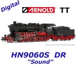 HN9060S Arnold TT Steam locomotive 58 1800-0 of the DR - Sound