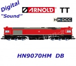 HN9070HM Arnold TT Diesel-elektrická lokomotiva řady 77, DB - Zvuk