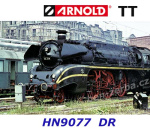 HN9077 Arnold TT Steam locomotive 18 314, coal fired of the DR