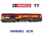 HN9081 Arnold TT  Dieselová lokomotiva řady 66, Euro-Cargo-Rail