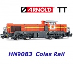 HN9083 Arnold TT  Dieselová lokomotiva řady Vossloh DE 18,  Colas Rail