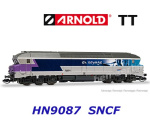 HN9087 Arnold TT Diesel locomotive CC 72074, "En voyage" of the SNCF