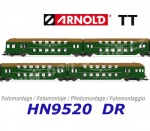 HN9520 Arnold TT 4-dílná souprava dvoupodlažních osobních vozů, DR