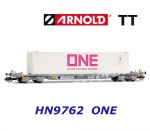 HN9762  Arnold TT  Kontejnerový vůz s 45 stopým kontejnerem "ONE"