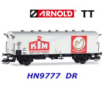 HN9777 Arnold TT 2-axle refrigerated wagon,"KIM Broiler" of the DR