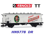 HN9778 Arnold TT 2-axle refrigerated wagon,"Rhöntropfen" of the DR