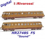 HR2748S Rivarossi 2-dílná motorová jednotka Aln 556  "Castano/Isabella", FS - Zvuk