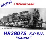HR2807S Rivarossi Parní Lokomotiva řady G 8.1, of the K.P.E.V. - Zvuk