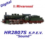HR2807S Rivarossi Parní Lokomotiva řady G 8.1, of the K.P.E.V. - Zvuk