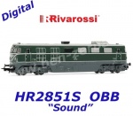 HR2851S Rivarossi Dieselová lokomotiva řady 2050, OBB - zvuk