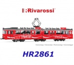 HR2861 Rivarossi Duewag tram Gt6 Heidelberger, "Coca Cola" livery