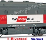 HR2863S Rivarossi Dieselová lokomotiva řady 753.7 Brejlovec, Rail Cargo Italia - Zvuk