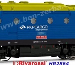 HR2864S Rivarossi Dieselová lokomotiva řady 753.7 Brejlovec, PKP Cargo Intl., CZ - Zvuk