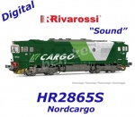 HR2865S Rivarossi Dieselová lokomotiva řady DE 520 Brejlovec, NordCargo - Zvuk
