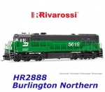 HR2888 Rivarossi Dieselová lokomotiva řady U25C, Burlington Northern