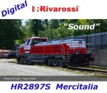 HR2897S Rivarossi Dieselová lokomotiva Effishunter 1000, Mercitalia - Zvuk