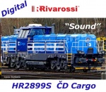 HR2899S Rivarossi Diesel Locomotive Effishunter 1000, of the CD Cargo - Sound
