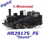 HR2917S Rivarossi Steam locomotive Gr.835 with oil lamps of the FS - Sound