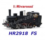 HR2918 Rivarossi Parní lokomotiva Gr.835 s olejovými lampami, FS