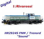 HR2924S Rivarossi Dieselová lokomotiva  Effishunter 1000,  FNM/Trenord - Zvuk