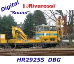 HR2925S Rivarossi Dieselová dresína údržby typ KLV 53 s přívěsným vozem,  DBG - Zvuk