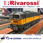 HR2928 Rivarossi Diesel locomotive series D753.7 of the AWT