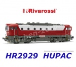 HR2929 Rivarossi  Dieselová lokomotiva řady  D.753.7, HUPAC
