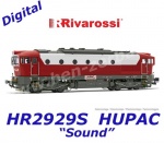 HR2929S Rivarossi  Dieselová lokomotiva řady  D.753.7, HUPAC - Zvuk